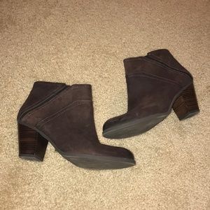 Franco Sarto Distressed Leather Booties